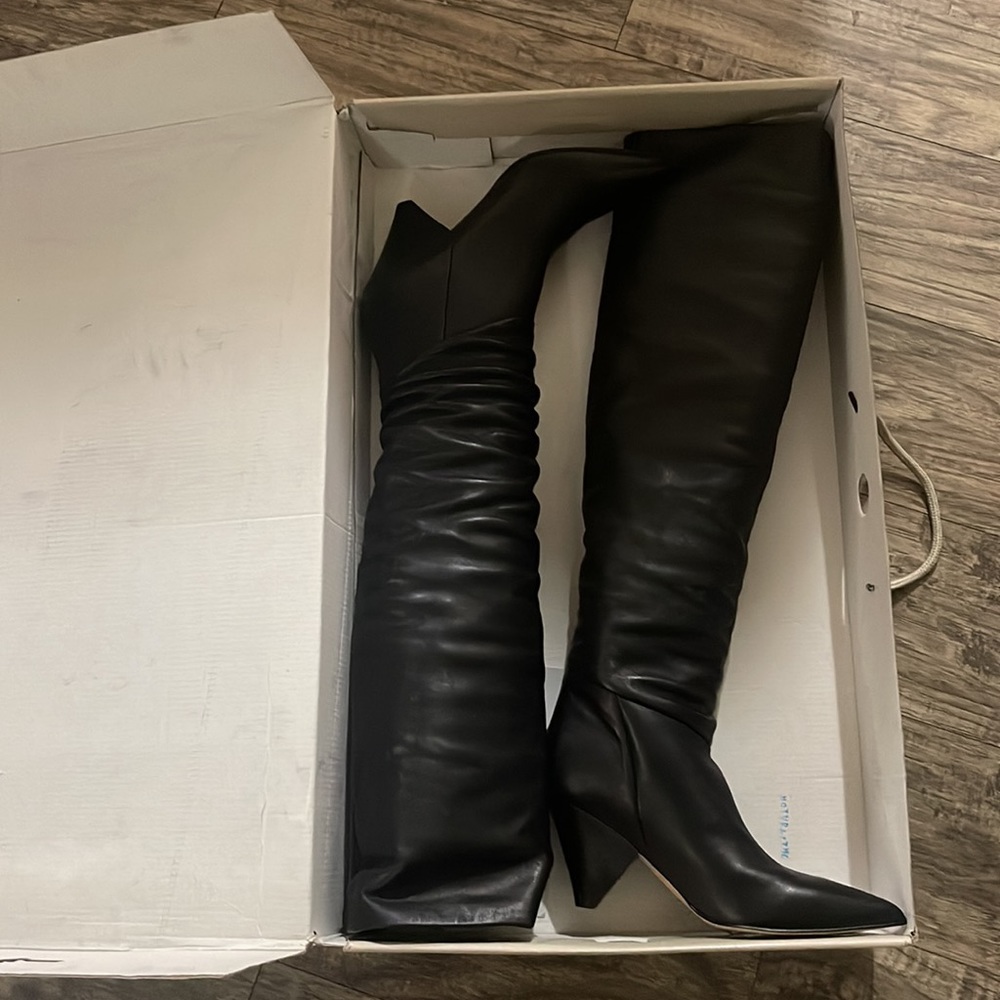 Marc Fisher Knee High Black Boots